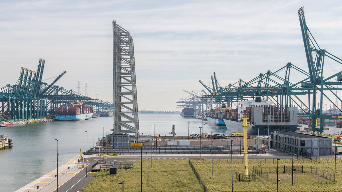 Bild des Hafen von Antwerpen