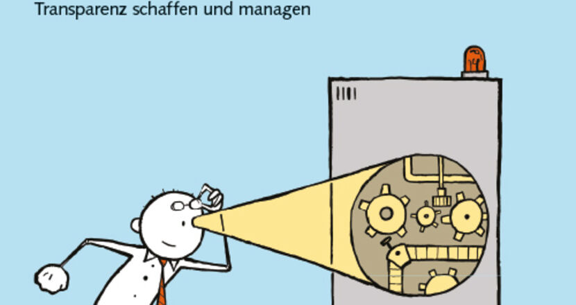 Hellblaues Cover des ROI DIALOG Magazin mit Illustration zum Thema X-Ray