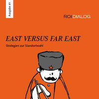 Orangenes Cover der Dialog Ausgabe 41 mit Illustration eines Mannes