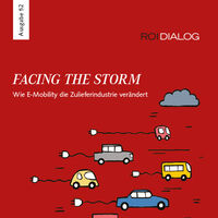 Rotes Cover des ROI DIALOG mit Illustrationen von Autos