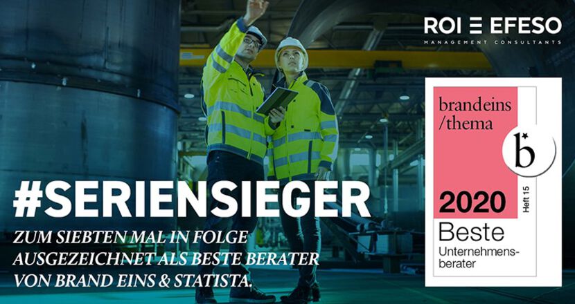ROI-EFESO sind „Beste Berater 2020“