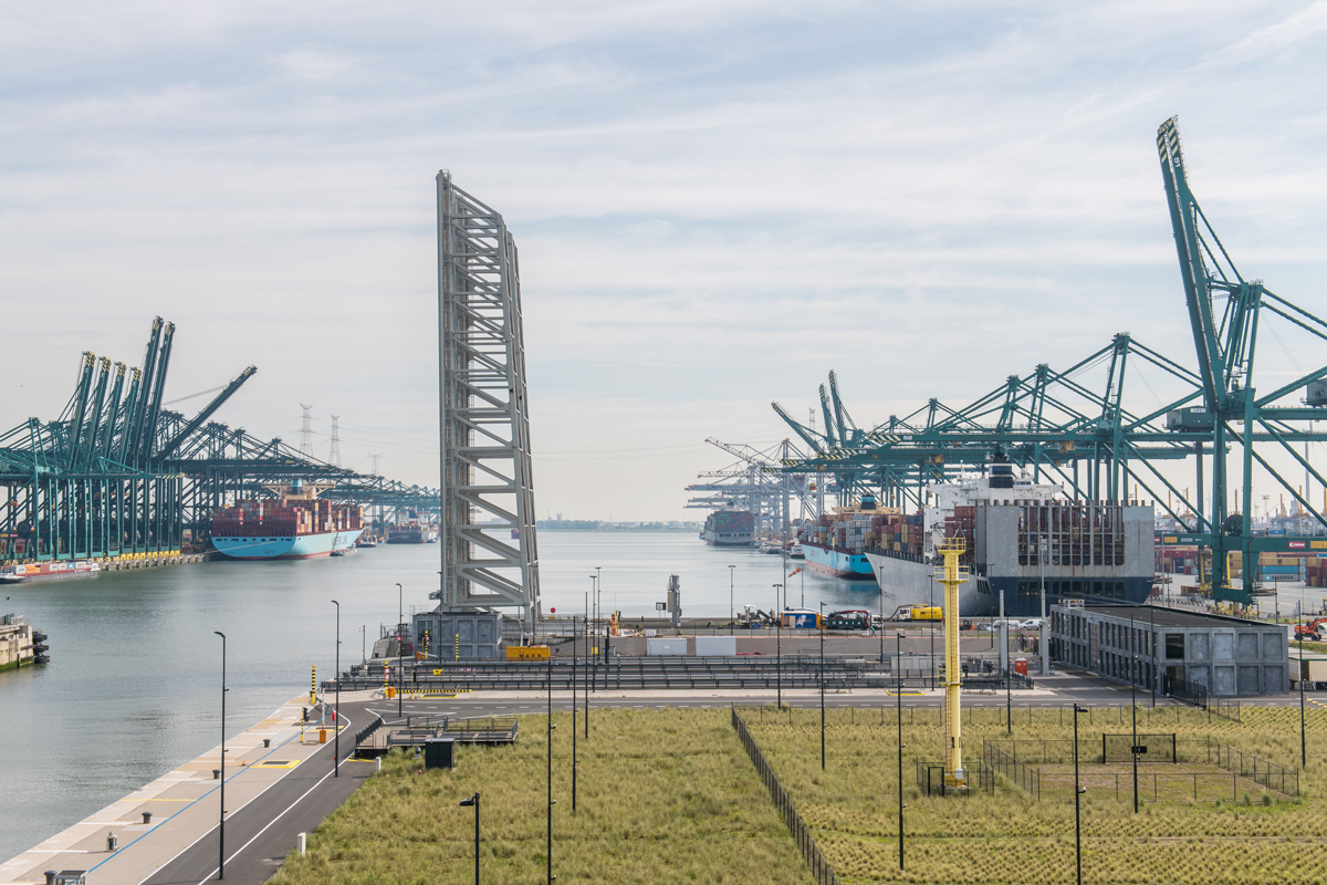 Bild des Hafen von Antwerpen