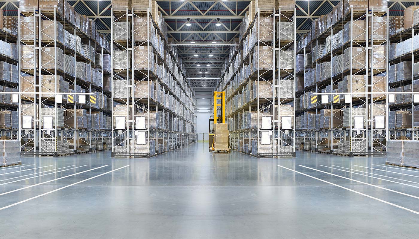 Fabrik- und Logistikplanung Aufnahme eines Lagers mit Gabelstapler zur Fabrik- und Logistikplanung