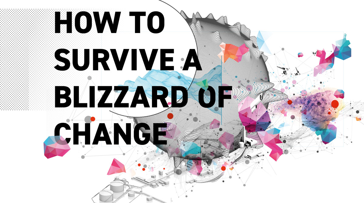 ROI Dialog 64 - Illustration "How to survive a blizzard of change"