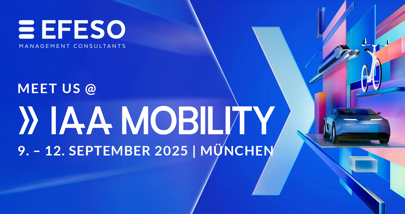 EFESO auf der IAA 2025 – Datum und Veranstaltungslogo