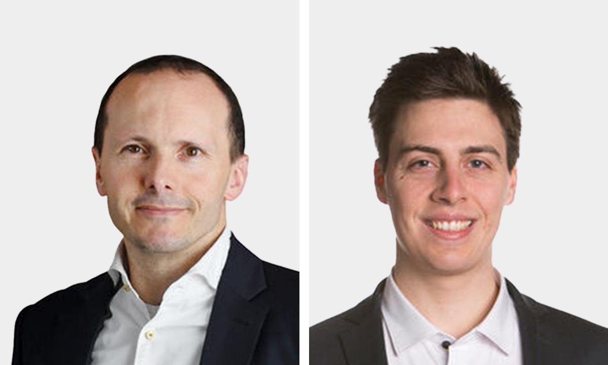 Porträt von Ahmed Sahyoun und Benjamin Thron von der ROI-EFESO Management Consulting AG