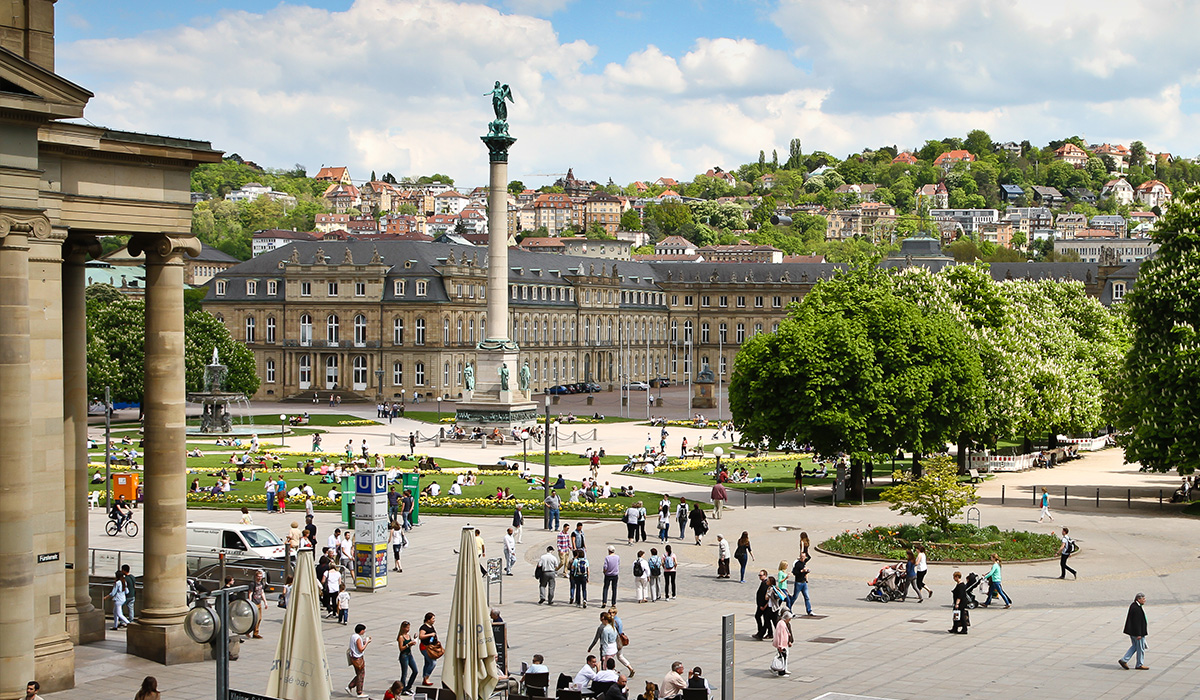 Bild des Schlossplatz in Stuttgart